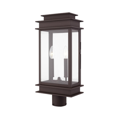 Princeton 2 Light Outdoor Post Top Lantern 5.5 x 20.5 Inches by Livex - 2017-07