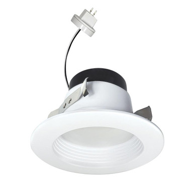 NOXLV Series 12W LED 4 Inches Onyx 12V Retrofit Baffle by Nora - NOXLV-4R2TWWW