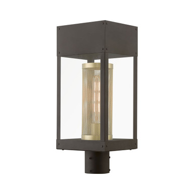 Franklin 1 Light Outdoor Post Top Lantern 19 x 7 In by Livex  - 20763