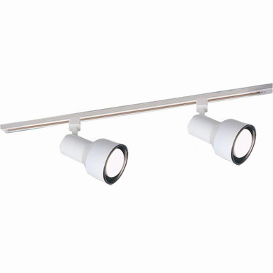 One Light Line Voltage Cylinder Track Head (Pack of 2) by Nora  - NTL-172
