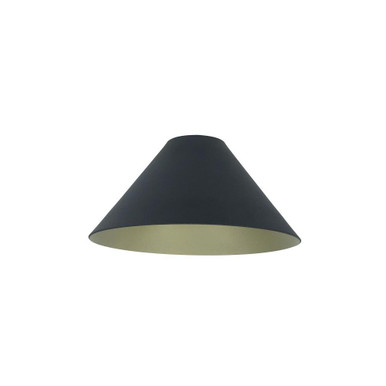 iLENE Series Cone Shade 4 Inch Tall and 8 Inch Wide by Nora NYLM-2CONECHB