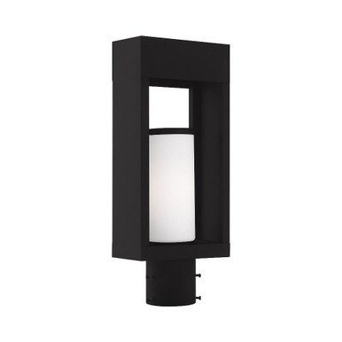 Bleecker 1 Light Outdoor Post Top Lantern 4.63 x 16.5 Inches by Livex  - 20984