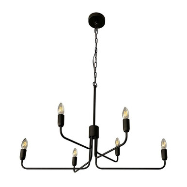 Portofino 6 Light Oversized 3 Tier Chandelier by Eglo - 205786A