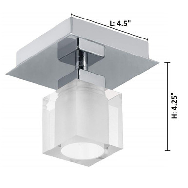 Bantry 1 Light 4.5 Inch Wide Flush Mount by Eglo - 90117a