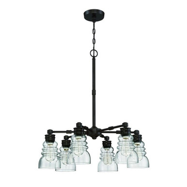 6 Light Mini Chandelier by Litex - CH46-6OSB