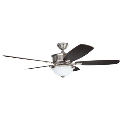 Soe Napoli 5 Blade Ceiling Fan with Light Kit 56 Inches Wide by Litex - CAF56BNK5CRS