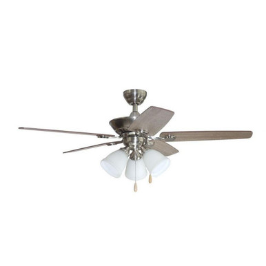 Duhamel 5 Blade Ceiling Fan with Light Kit 48 Inches Wide by Litex - DS48BNK5L