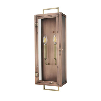 Spencer 2 Light Outdoor Wall Lantern 24 Inch Tall X 8 Inch Wide by Acclaim - 1011CP