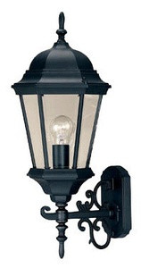 Richmond 1 Light Outdoor Wall Lantern 23.5 Inch Tall by Acclaim - 5203BK