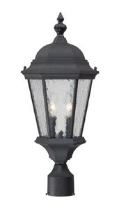 Telfair Two Light Post 9.5 Inches Wide by 21.5 Inches High by Acclaim - 5517BK