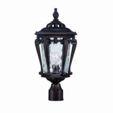 Stratford 1 Light Post Latern 9.5 Inches by 20 Inches High by Acclaim  - 3557ABZ