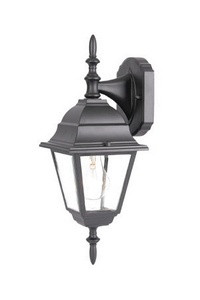 Builders Choice One Light Outdoor Wall Mount 6 x 16.25 Inch by Acclaim - 4002BK
