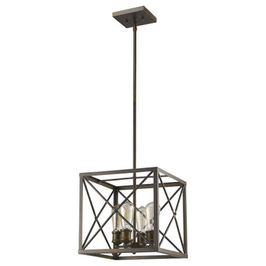 Brooklyn 4 Light Industrial Medium Pendant by Acclaim - IN21121ORB