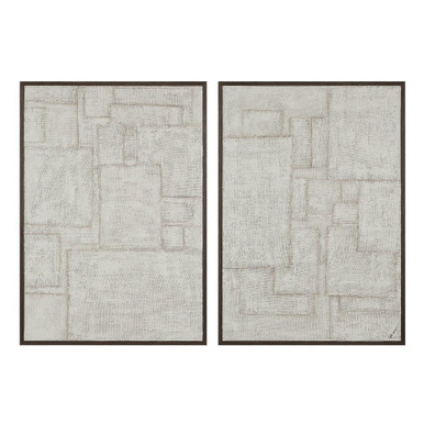 Caramelo Wall Art (Set of 2) 45 Inch Tall and 32 Inch Wide by Renwil Inc - W6775