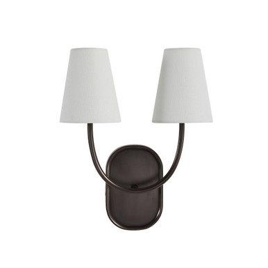 Megara 2 Light Wall Sconce 15.5 Inch Tall and 12 Inch Wide by Renwil Inc - WS157