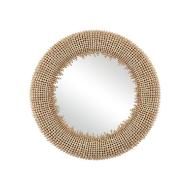 Jeanie Round Mirror 31 Inch Wide by Currey Company - 1000-0107