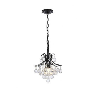Toureg 3 Light Medium Pendant by Elegant V8000D12BK/RC