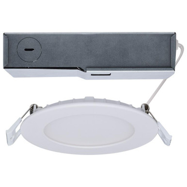 12W LED Round Flat Face Direct Wire Downlight 4.72 Inch Wide by Satco - S11690