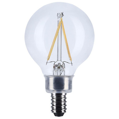 3W G16.5 LED Candelabra Base Replacement Bulb 3.11 Inch Length by Satco - S12471