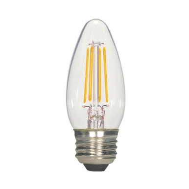 3.88 Inch 4.5W B11 LED Candelabra Base Lamp (Pack of 2) by Satco S21703