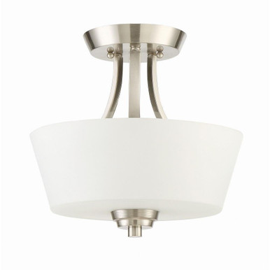 Grace 2 Light 13 Inch Wide Semi Flush Mount by Craftmade - 41952