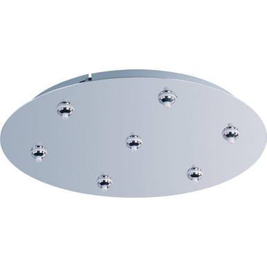 RapidJack Xenon Seven Port Round Canopy 17 Inch W by 2.5 Inch H by ET2 - EC95018-PC