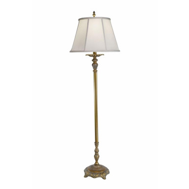 62 Inch Artisan Brass Floor Lamp by Stiffel - FL-N8617-AC8602-ABR
