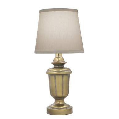 1 Light Urn Mini Table Lamp 16 Inches Tall by Stiffel - ML-A701-ABR