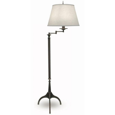 69 Inch High Oxidized Bronze Tripod Swing Arm Floor Lamp by Stiffel - SWFL-A902-1282-OB