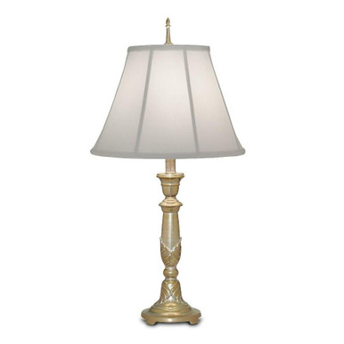 29 Inch High Milano Silver Candlestick Table Lamp by Stiffel - TL-N8047-MS