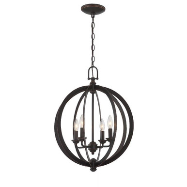 Oria 4 Light Small Chandelier By Lite Source - C71357