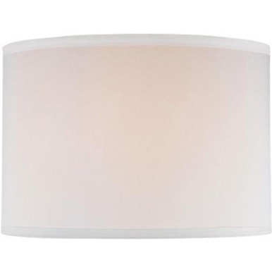 Off White Drum Shade Only by Lite Source CH1152-14OFF/WH