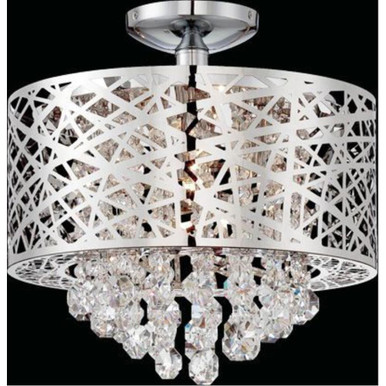 Benedetta 4 Light 14 Inch Wide Semi Flush Mount by Lite Source - EL-50100