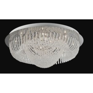 Orella 24 Light 31.5 Inch Wide Flush Mount by Lite Source - EL-50086