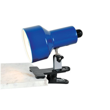 Clip On II 1 Light Clip On Lamp 3.75 x 6.75 Inches High by Lite Source - LS-114BLU