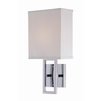 Prisca 1 Light Wall Sconce by Lite Source - LS-16585C/WHT