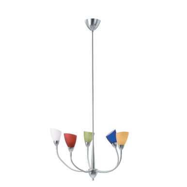 Uni 5 Light Large Chandelier By Lite Source - LS-14835MULTI