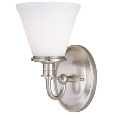 Bastien 1 Light Wall Sconce by Lite Source - LS-16651PS/FRO