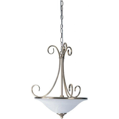 Renaissance 2 Light 15 Inch Wide Flush Mount by Lite Source - LS-14832AB/CLD