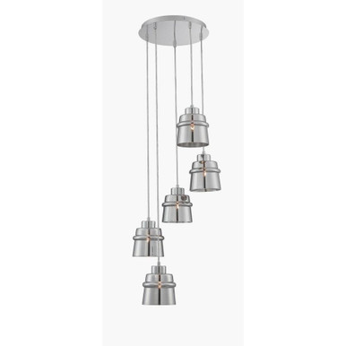 Sparta 5 Light Medium Pendant by Lite Source - LS-19145
