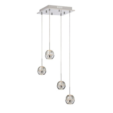 Draplin 4 Light Medium Pendant by Lite Source - LS-18194
