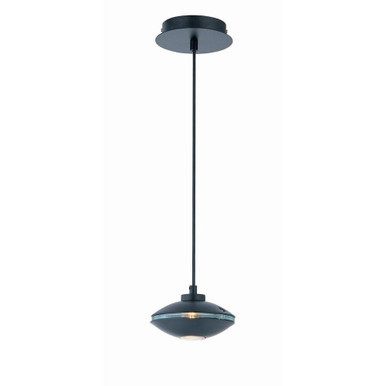 1 Light Mini Pendant 66 Inch Tall by Lite Source - LS-19957BLK