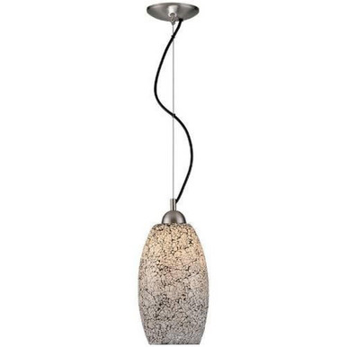 Calix 1 Light Small Pendant by Lite Source - LS-19851PS/WHT