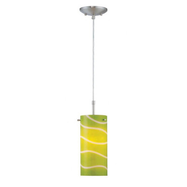 Pacifica 1 Light Mini Pendant by Lite Source LS-19991GRN