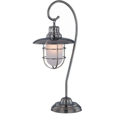 One Light Table Lamp 9 Inches Wide by 24 Inches High by Lite Source - LS-21455AB