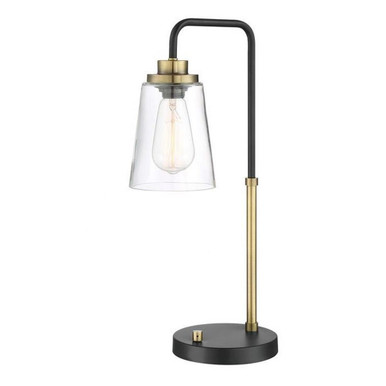 Colinton 1 Light Table Lamp 20 x 6.25 Inches by Lite Source - LS-23395AB