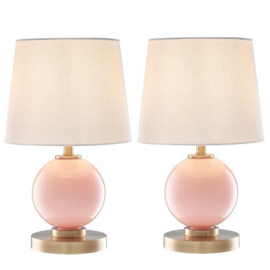 Eliza 2 Light Table Lamp (Pack of 2) 16.5 x 10 Inches by Lite Source - LS-23662PNK/2PK