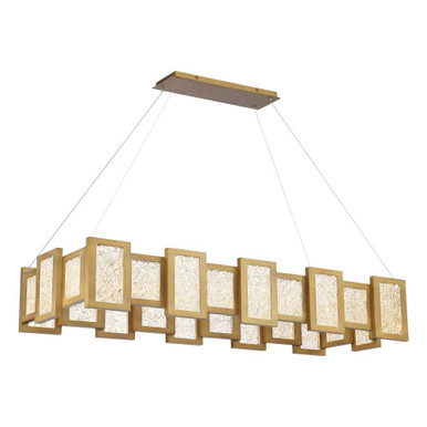 Fury 24 LED Light Small Rectangular Chandelier by Modern Forms - PD-66048-AB