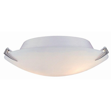 Nick 2 Light Inch Wide Flush Mount by Lite Source - LS-5337PS/FRO