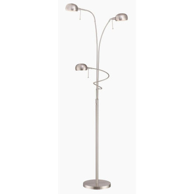 Denzel Three Light Floor Lamp by Lite Source - LS-82100PS